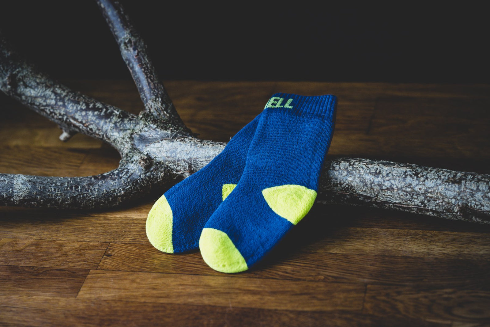 Membransocke Dexshell Kids navy / lime