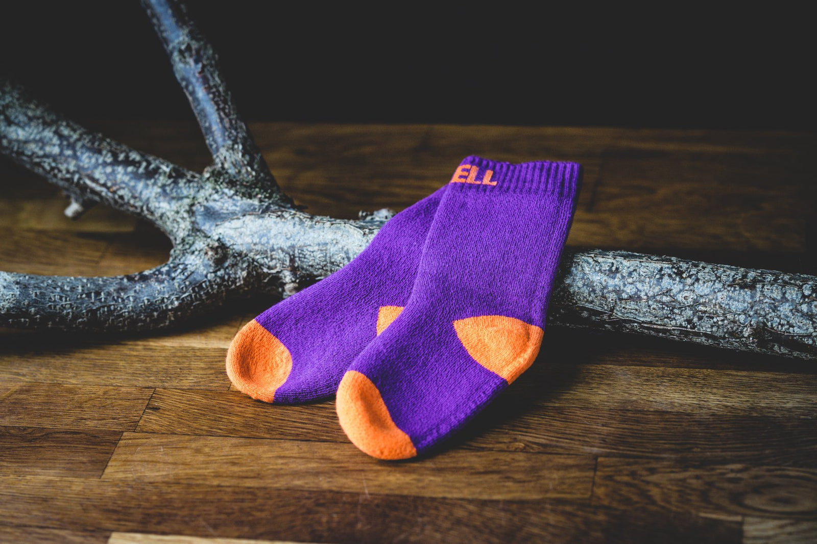 Membransocke Dexshell Kids purple / orange