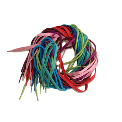 Farbige Baumwollsenkel in 8 verschiedenen Farben